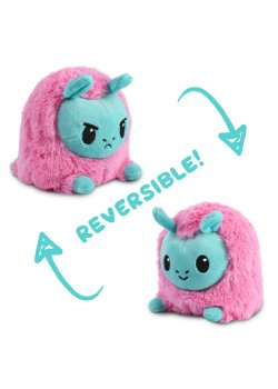 Reversible Llama Plushie (aqua/pink) - TeeTurtle